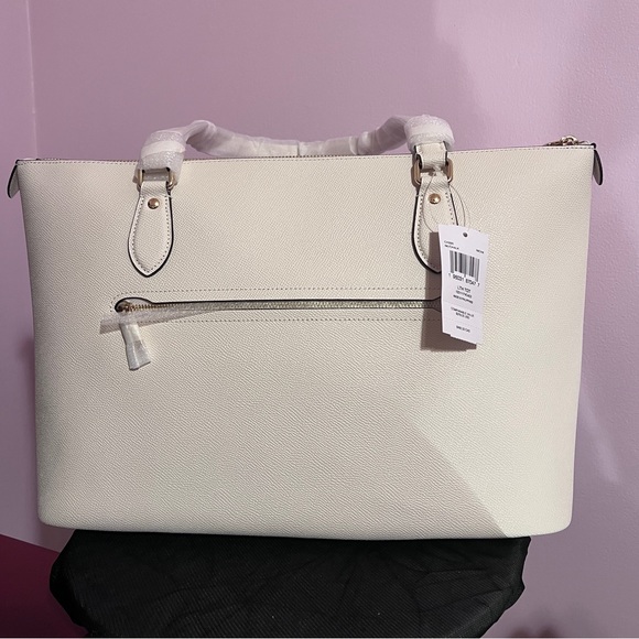 Coach Large Tote in Chalk - Picture 6 of 9
